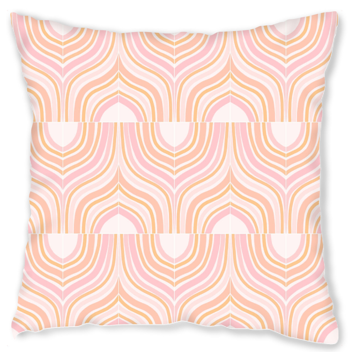 Design-Kissen "Peachy Marbeling Tiles" artboxONE - Abstrakt,Marmor - Tiles,Marbeling,Marbled,Abstract,Abstrakt,Marmor