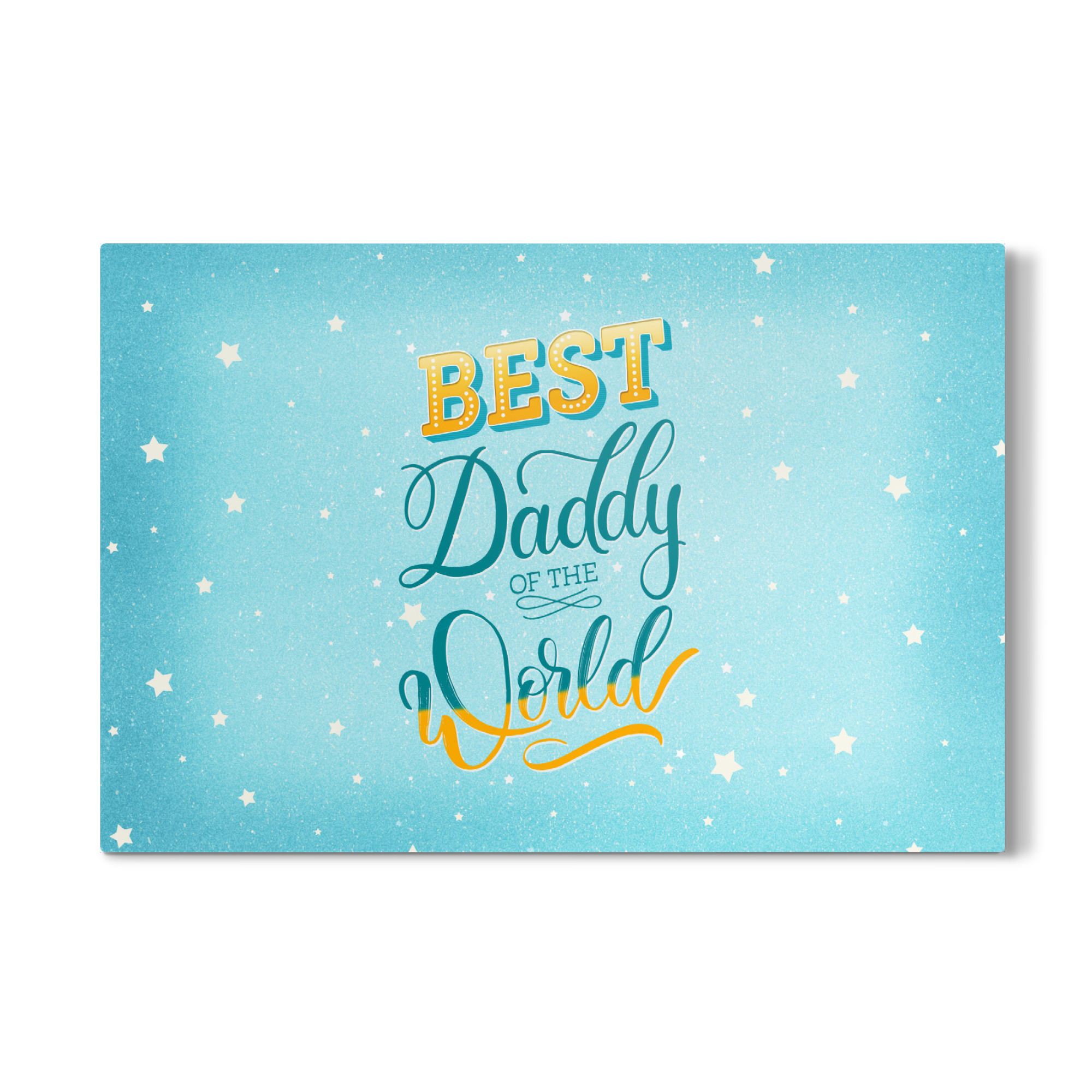 Galerie-Print "Best daddy" 75x50 cm artboxONE