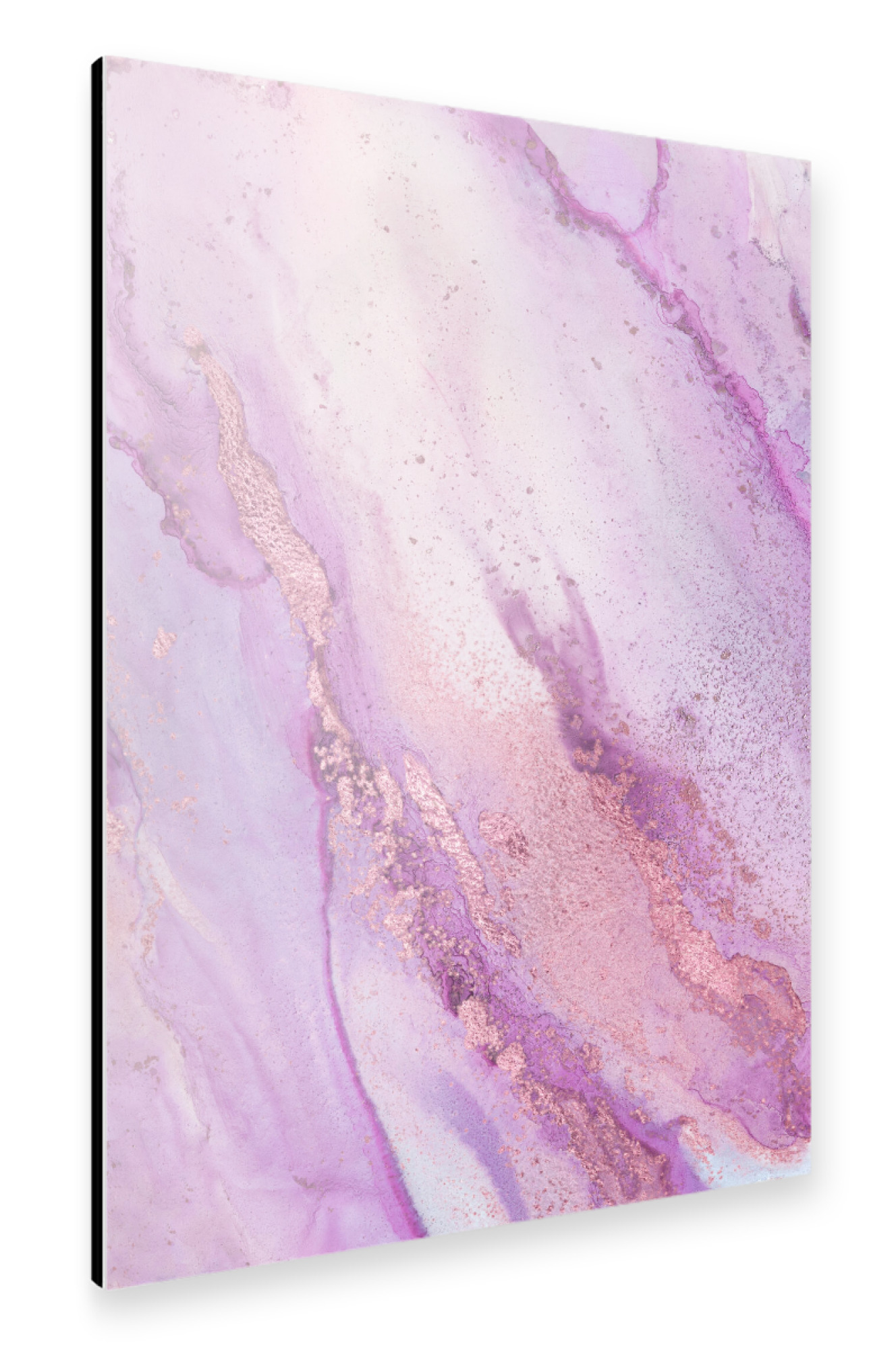 Alu-Dibond "Alcohol Ink Pink Passion" 30x20 cm artboxONE