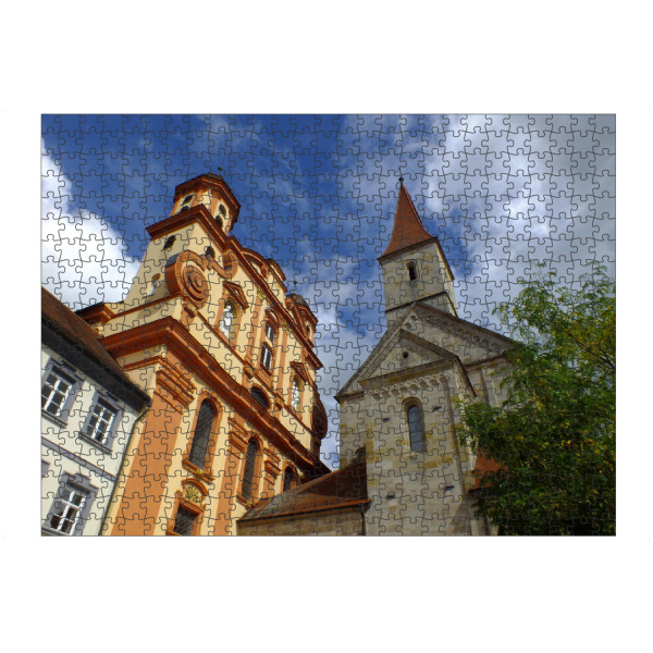 Puzzle Ravensburger "Ellwangen Basilika" artboxONE - Städte,Architektur