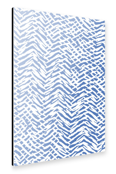 Alu-Dibond "Marks Marker Texture Blue" 30x20 cm artboxONE