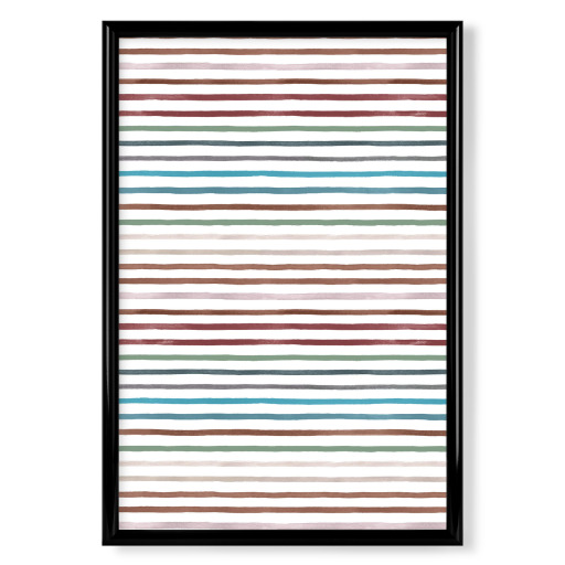 Marker Stripes Blue Red