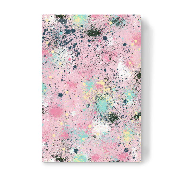 Leinwandbild "Ink Dust Splatter Sweet Pink" artboxONE - Abstrakt,Marmor,Galaxy