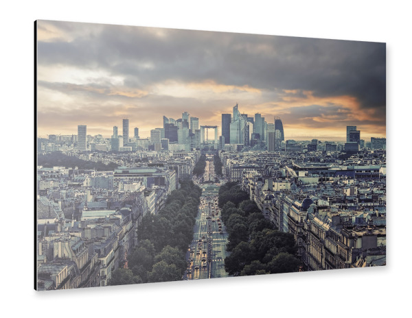 Alu-Dibond "Avenue de la Grande Armée" 30x20 cm artboxONE
