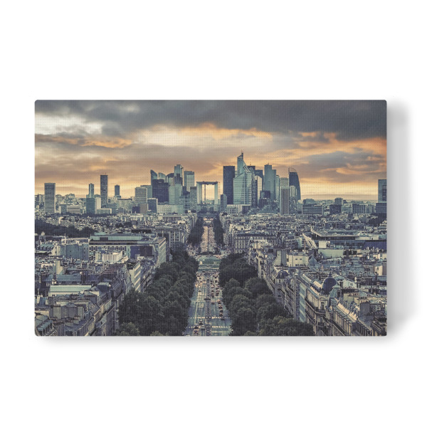 Leinwandbild "Avenue de la Grande Armée" artboxONE - Städte,Reise,Architektur,Städte / Paris,Reise / Länder