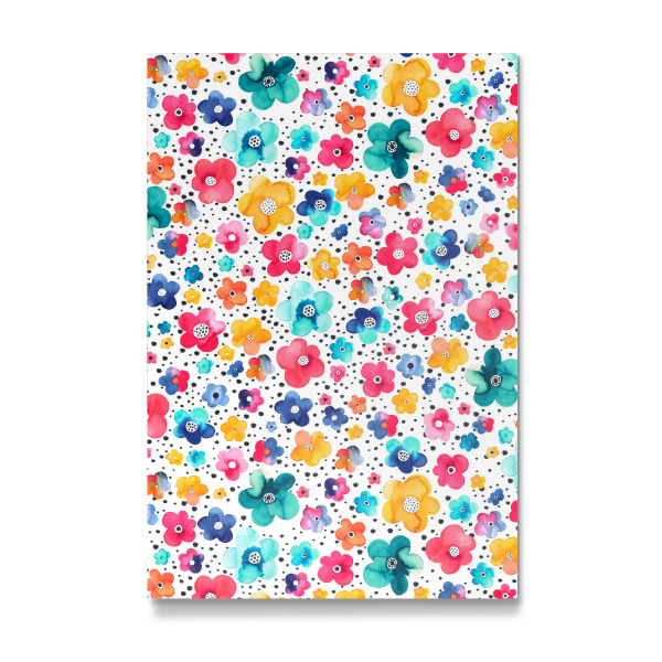 Galerie-Print "Naive Dots Flowers Multi" 30x20 cm artboxONE