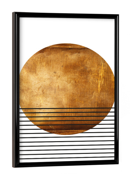 Poster mit schwarzem Rahmen "Mid Century study no.twentyfour" artboxONE - Abstrakt,Geometrie