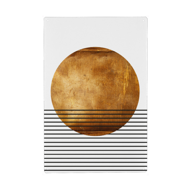 Metall Poster "Mid Century study no.twentyfour" artboxONE - Abstrakt,Geometrie