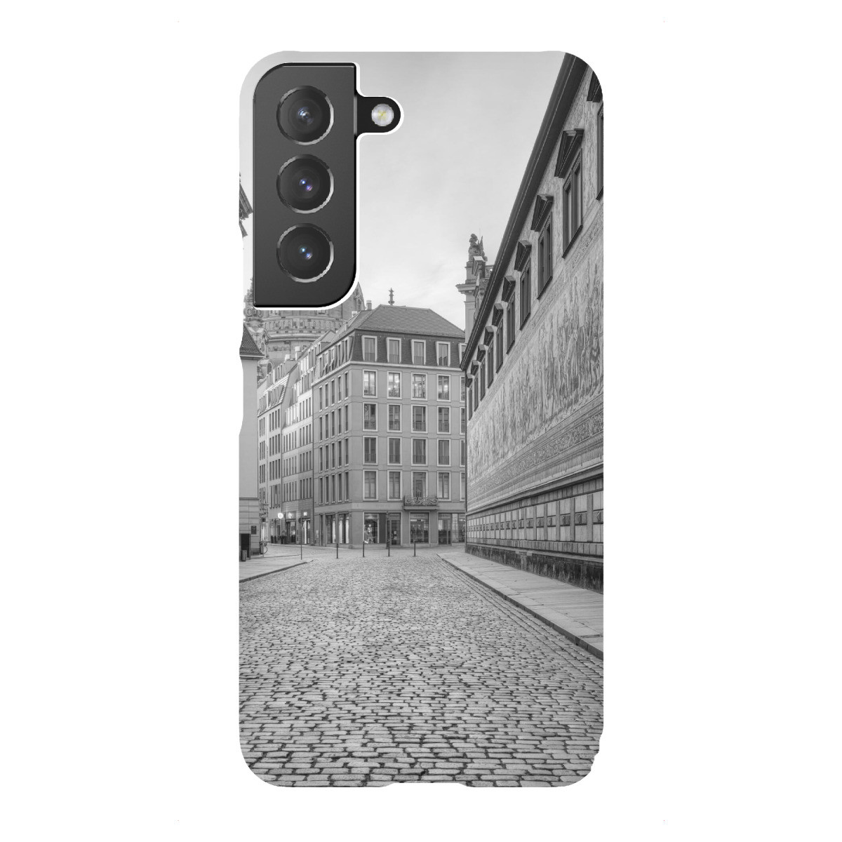 Samsung Galaxy "Fürstenzug Dresden schwarz-weiß" Premium-Case Handyhülle artboxONE