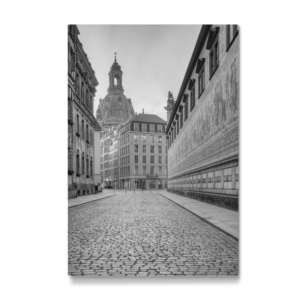 Galerie-Print "Fürstenzug Dresden schwarz-weiß" 30x20 cm artboxONE