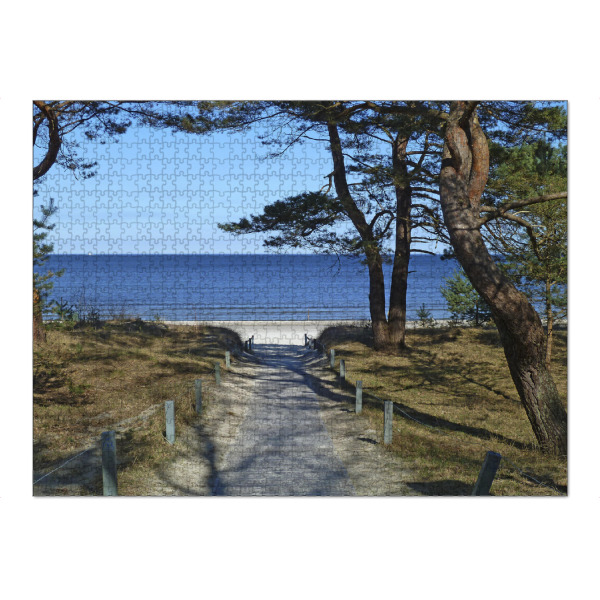 Puzzle Ravensburger "Urlaubsidylle am Ostseestrand" artboxONE - Natur,Reise,Reise / Strand und Meer