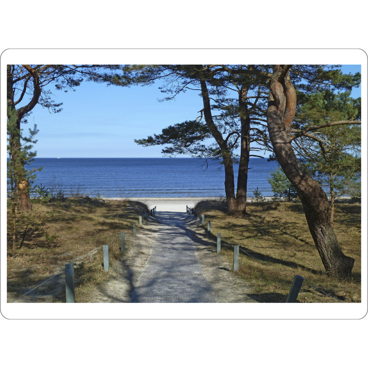 Tischset "Urlaubsidylle am Ostseestrand" artboxONE - Natur,Reise,Reise / Strand und Meer