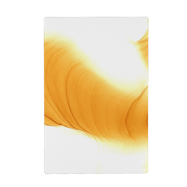 Holzbild "-Gelb" artboxONE - Abstrakt - Abstract,Bloom,Art,Kunst,Abstrakt,Fluid,Pouring,Alkohol,Alcohol,Painting,Illustration,Decor,Design,Ink,Tinte