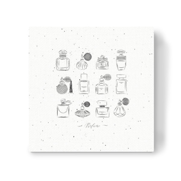 Leinwandbild "Perfume vintage bottles" artboxONE - Für Kinder,Fashion,Für Mama,Für Papa