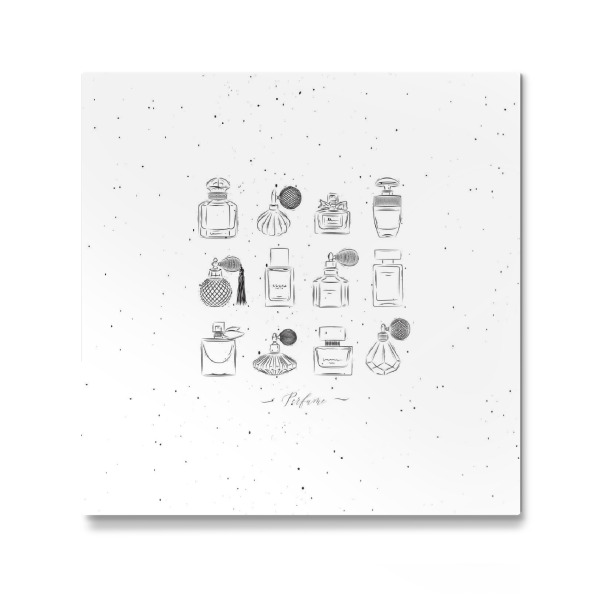 Galerie-Print "Perfume vintage bottles" 30x30 cm artboxONE