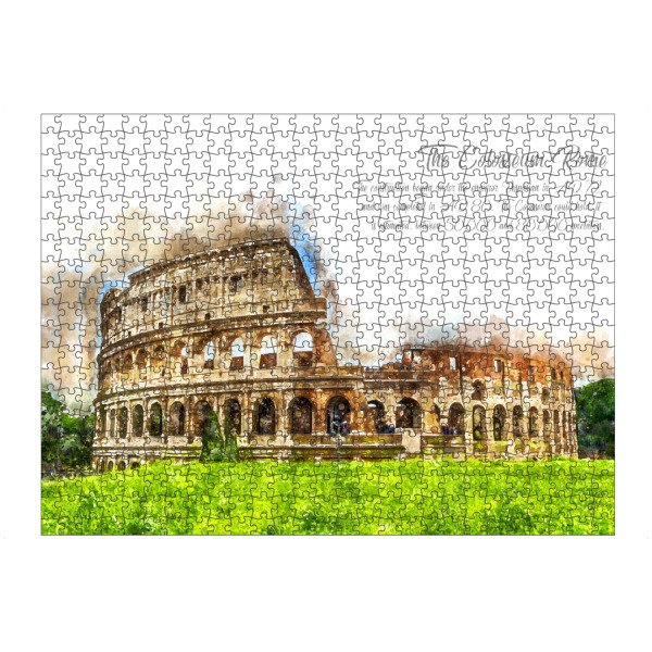 Puzzle Ravensburger "Colosseum Rom Aquarell" artboxONE - Reise,Architektur,Reise / Länder,Städte / Rom