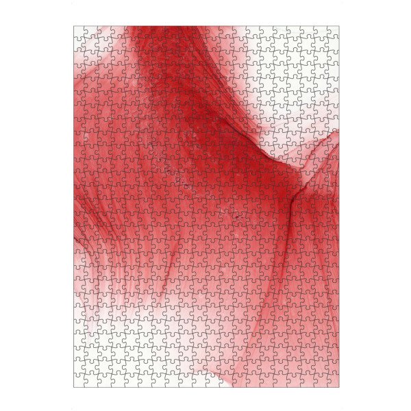 Puzzle Ravensburger "Red Waves Art" artboxONE - Abstrakt
