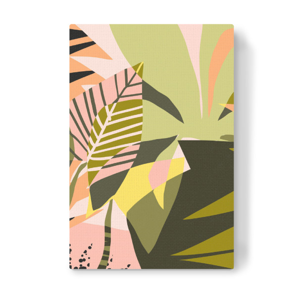 Leinwandbild "A Flower Blooms Best in Happy Pot" artboxONE - Natur,Floral