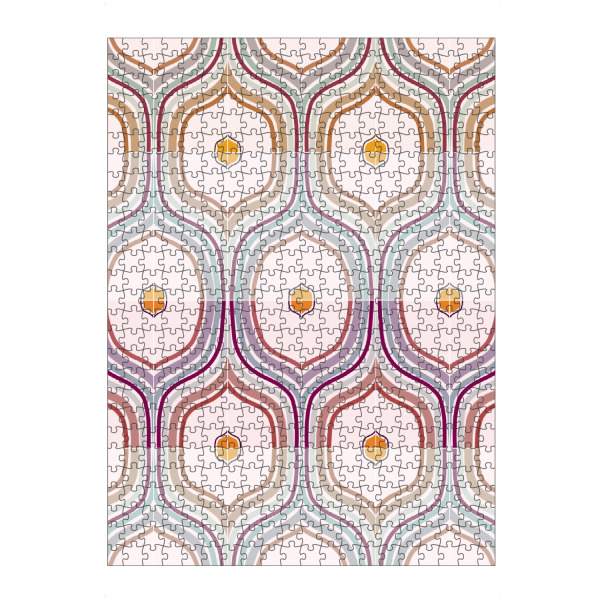 artboxONE Puzzle "Seventies Vibes Tiles" artboxONE - Abstrakt,Geometrie - Tiles,Geometric pattern,Seventies,Abstract,Abstrakt,Geometrie,Geometry