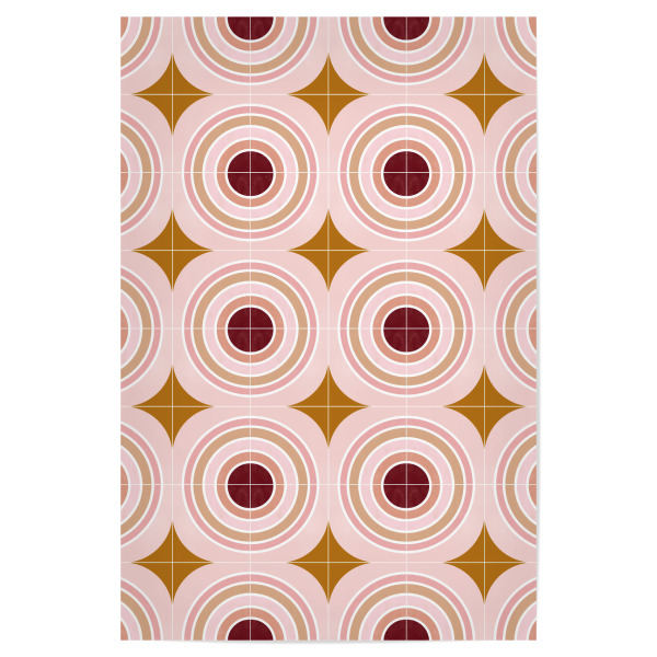 Poster "TargetTiles" artboxONE - Abstrakt,Geometrie - Geometric pattern,Tiles,Cirlces,Kreise,Geometrie,Geometry,Abstract,Absrakt