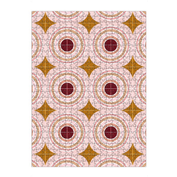 Puzzle Ravensburger "TargetTiles" artboxONE - Abstrakt,Geometrie - Geometric pattern,Tiles,Cirlces,Kreise,Geometrie,Geometry,Abstract,Absrakt