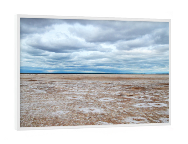 Poster mit weißem Rahmen "Oklahoma Salt Plains" artboxONE - Natur,Reise,Reise / Länder