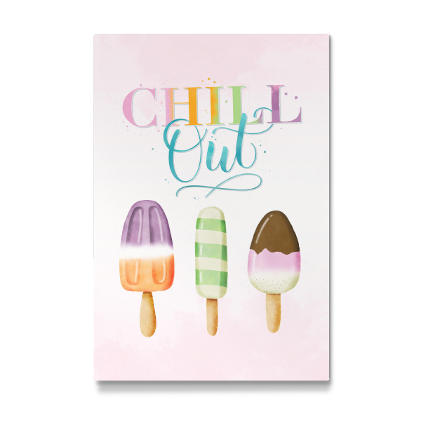 Galerie-Print "Sommerliches Chill Out mit Eis" 30x20 cm artboxONE
