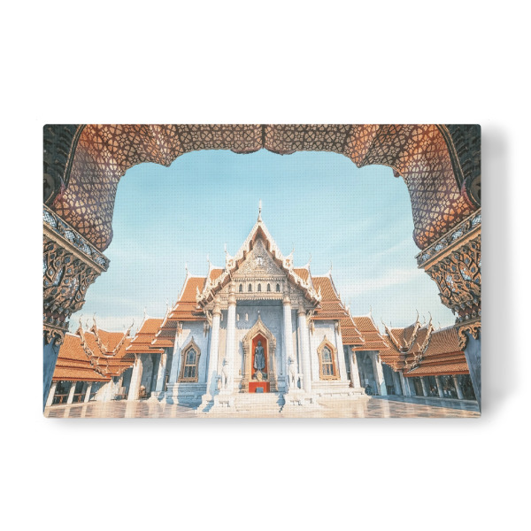 Leinwandbild "Marble temple" artboxONE - Städte,Reise,Architektur,Reise / Asien,Reise / Länder