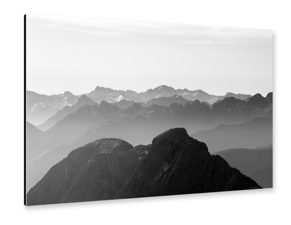 Alu-Dibond "Alpenblick" 30x20 cm artboxONE