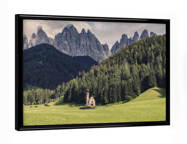 Poster mit schwarzem Rahmen "Chiesetta di San Giovanni" artboxONE - Natur,Reise,Architektur,Reise / Länder