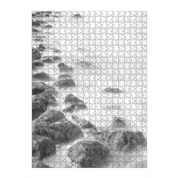 artboxONE Puzzle "Steinbuhne in der Nordsee" artboxONE - Natur,Schwarzweiß,Reise / Strand und Meer