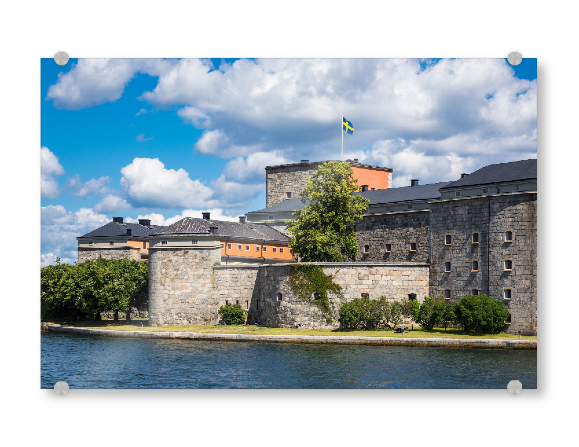 Acrylglasbild "Festung Vaxholm" artboxONE - Natur,Reise,Architektur,Reise / Strand und Meer,Reise / Länder