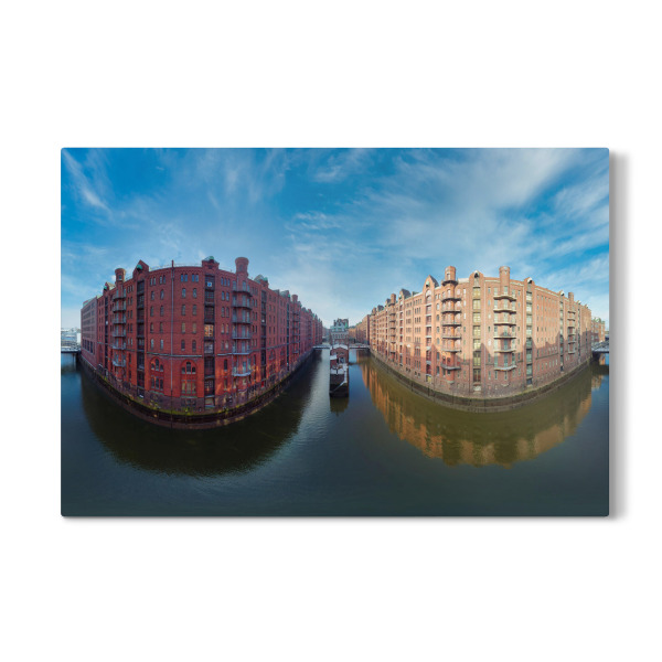 Galerie-Print "Hamburg-Hafencity Wasserschloss" 30x20 cm artboxONE