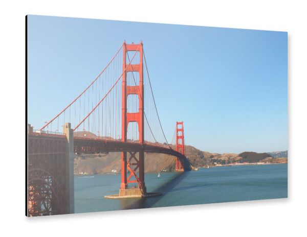 Alu-Dibond "Golden Gate Bridge, Kalifornien" 30x20 cm artboxONE