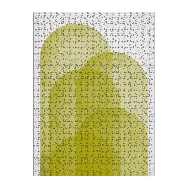 artboxONE Puzzle "Formen gelb" artboxONE - Abstrakt,Geometrie