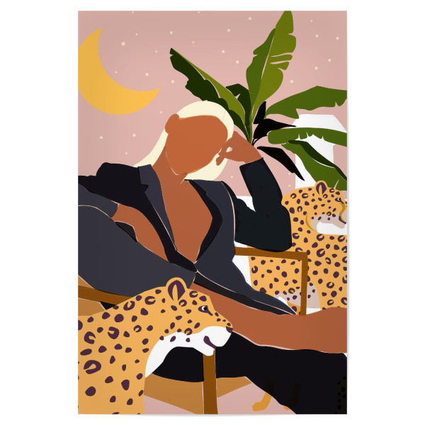 Poster "Girl Boss" artboxONE - Natur,Tiere,Menschen
