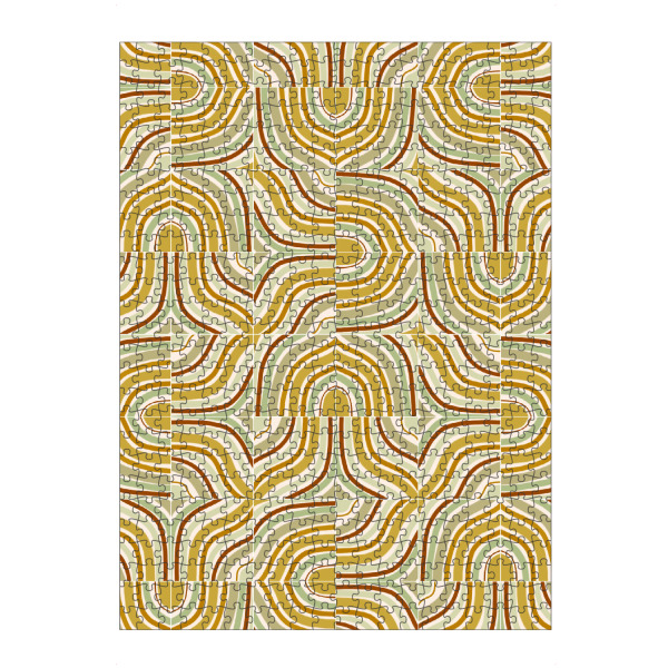 Puzzle Ravensburger "Ochre Mixed Marbled Tiles" artboxONE - Abstrakt,Marmor - Tiles,Pattern,Marble,Abstract,Abstrakt,Geometrie,Geometry,Formen,Forms