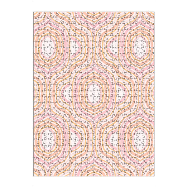 artboxONE Puzzle "Peachy Marble Tiles" artboxONE - Abstrakt,Marmor - Tiles,Pattern,Marbled,Abstract,Abstrakt,Geometrie,Geometry,Formen,Form