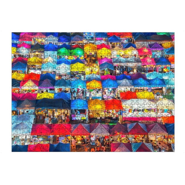 artboxONE Puzzle "Rod Fai market" artboxONE - Städte,Reise,Reise / Asien,Reise / Länder,Städte / Weitere