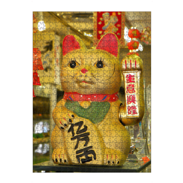 artboxONE Puzzle "Chinese Lucky Cat" artboxONE - Reise / Asien,Städte / Shanghai,Lustig