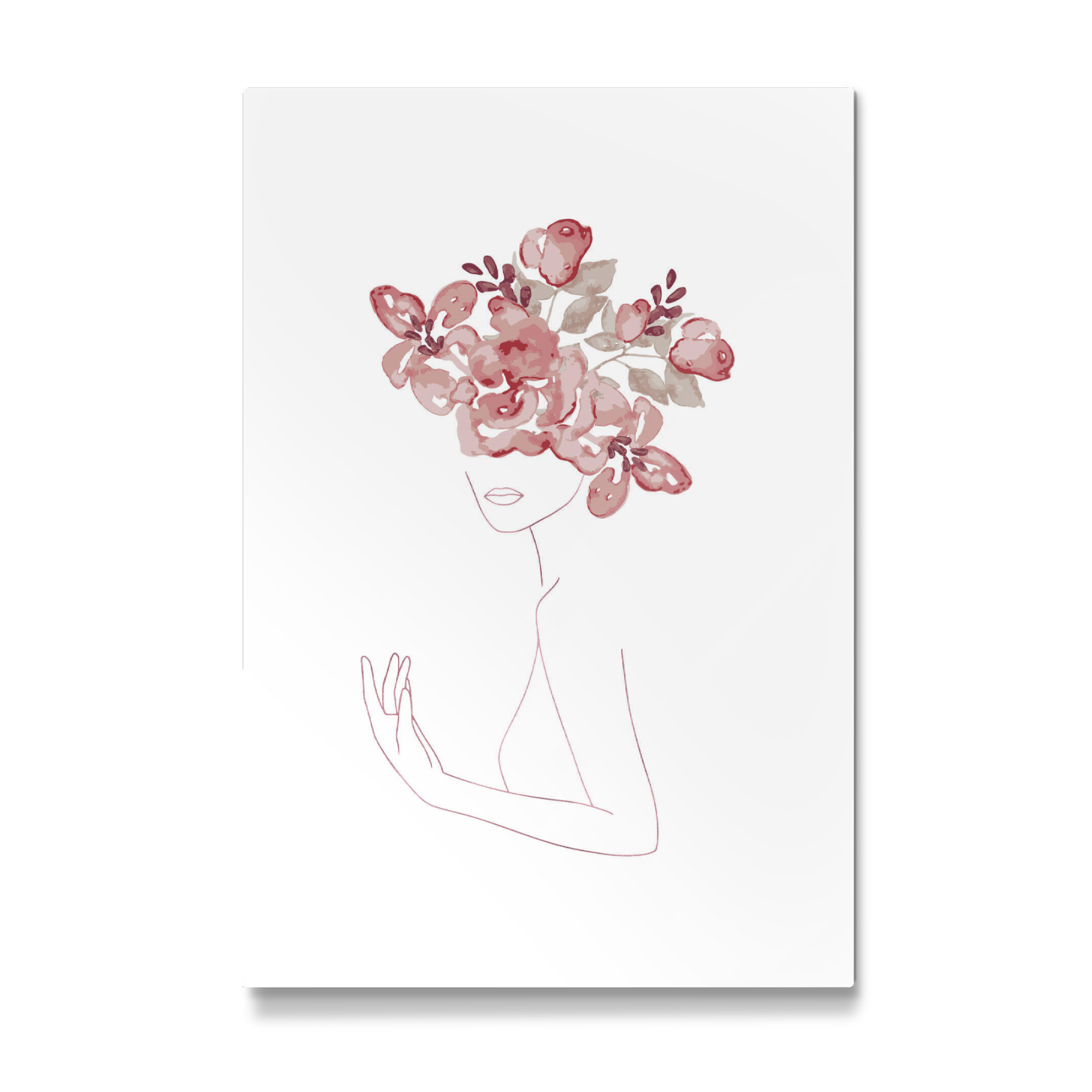 Galerie-Print "Woman With Flowers On Head" 75x50 cm artboxONE