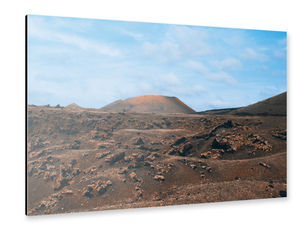 Alu-Dibond "Vulkanlandschaft Lanzarote" 30x20 cm artboxONE