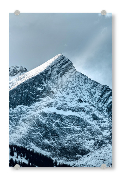 Acrylglasbild "Massiver Berg der deutschen Alpen" artboxONE - Natur,Reise