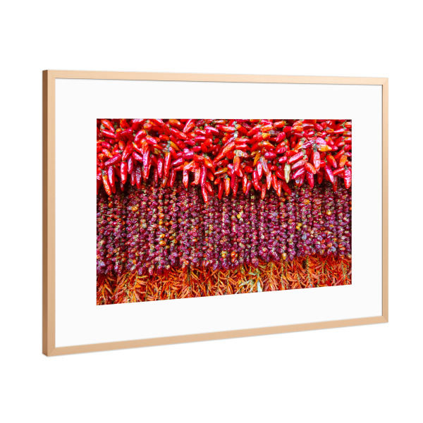 Poster mit Rahmen Kupfer "The Red Hot Chili Peppers" artboxONE - Essen & Trinken