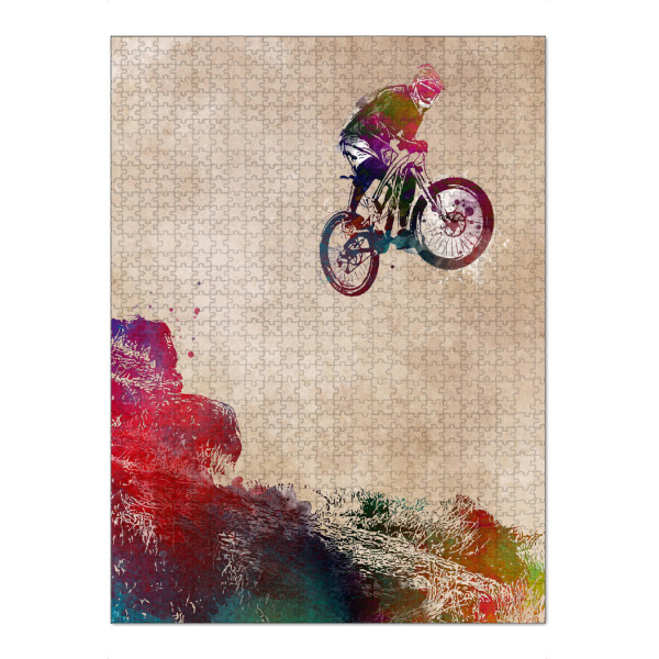 Puzzle Ravensburger "Mountain bike" artboxONE - Sport