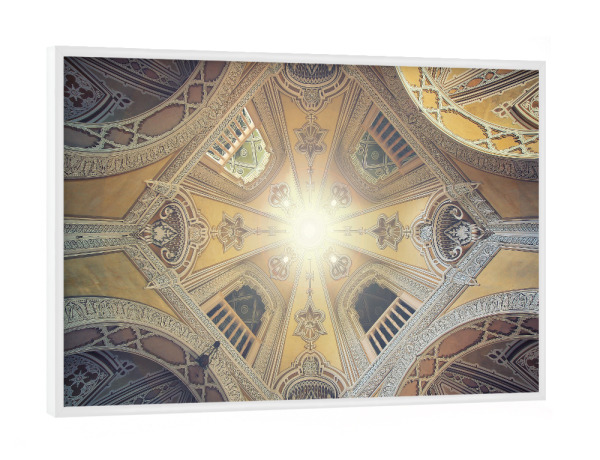 Poster mit weißem Rahmen "Sunshine Days" artboxONE - Architektur