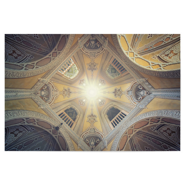 Poster "Sunshine Days" artboxONE - Architektur - Abandoned,Urbex,Decay,Lost places,Verlassene orte,Forgotten,Sunshine,Sonne,Old,Castle,Burg