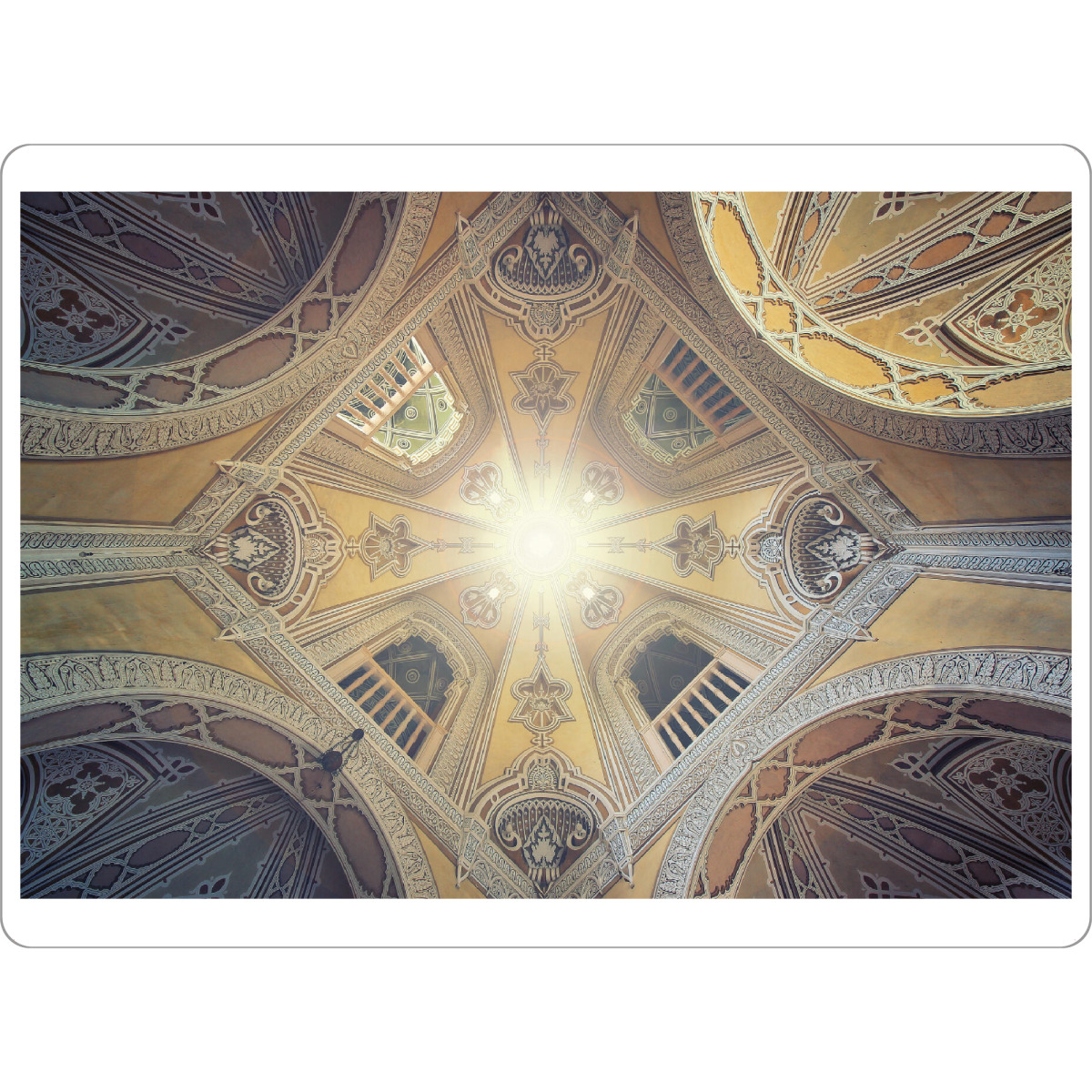 Tischset "Sunshine Days" artboxONE - Architektur - Abandoned,Urbex,Decay,Lost places,Verlassene orte,Forgotten,Sunshine,Sonne,Old,Castle,Burg