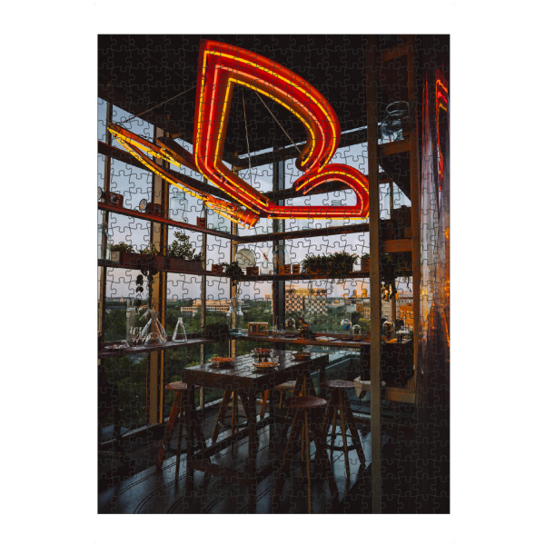 artboxONE Puzzle "Butterfly lights" artboxONE - Architektur