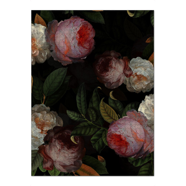Puzzle Ravensburger "Antique Dutch Roses" artboxONE - Natur,Floral